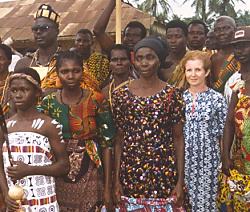 crowd at a festival in Ghana